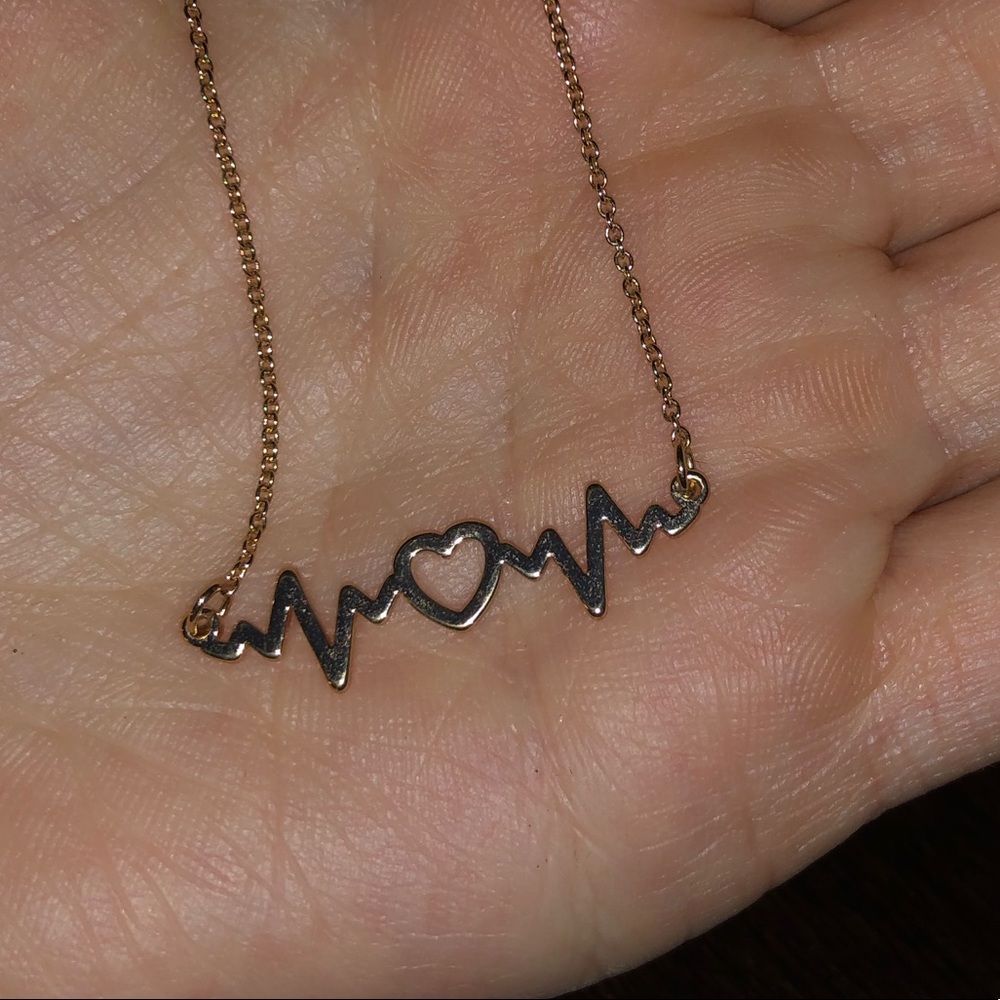 heart-heartbeat necklace - Picture 2 of 2